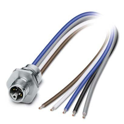 Phoenix Contact - Rundsteckverbinder, feldkonfektionierbar (Industriesteckverbinder) Einbausteckverbinder 1425582 − 1 Stück