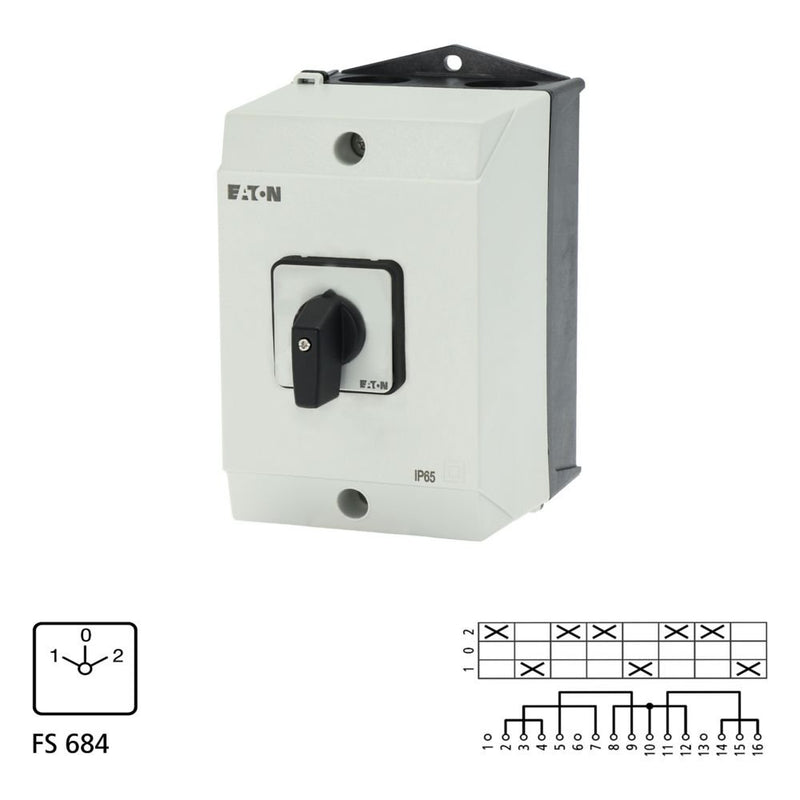 Eaton - Lastschalter Polumschalter T3-4-8441/I2 Dahlander