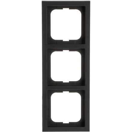 Busch-Jaeger - Abdeckrahmen Rahmen 3-fach 1723-885K schwarz matt, f.lin. − 1 Stück by Busch-Jaeger
