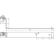 DEHN - Dachleitungshalter für Blitzschutz Dachleitungshalter DLHDQ610H55L260V2A DEHNquick NIRO