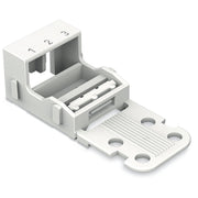 WAGO - Zubehör/Ersatzteile für Klemmen Befestigungsadapter 221-523 Serie221-4mm²,weiß − 10 Stück