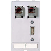 Murrelektronik - Einsatz/Abdeckung für Kommunikationstechnik Frontmodul 4000-68000-0940000 USB, 2xRJ45/45