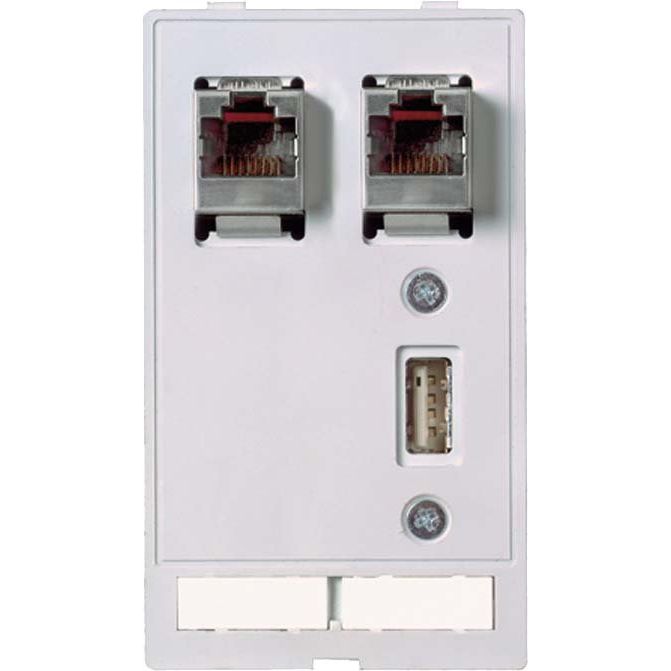 Murrelektronik - Einsatz/Abdeckung für Kommunikationstechnik Frontmodul 4000-68000-0940000 USB, 2xRJ45/45