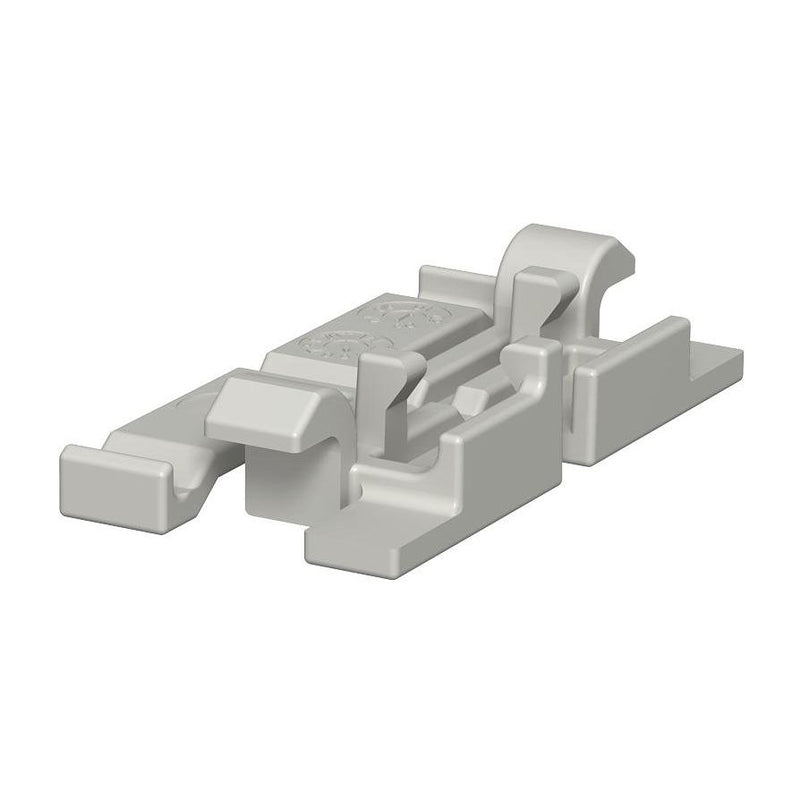 OBO Bettermann - Kabelhalteklammer für Leitungsführungskanal Oberteilklammer 2370 60 PVC,grau