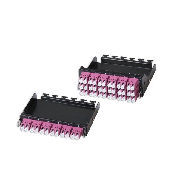Telegärtner - System-Patchpanel LWL HD3-Patch-Modul 100022344 1HE 18xLC-D OM4