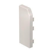 Rehau - Endstück für Sockelleistenkanal RAUDUO Endstück links RD ESL40105 cws 40/105 RAL9001 − 10 Stück