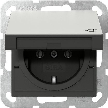 Gira - Steckdose SCHUKO-Steckd. KD SRK 4184600 Edelstahl