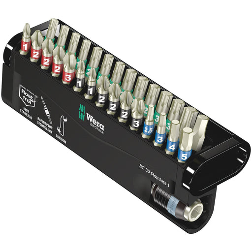 Wera - Bit-Set Bit-Sortiment 071109 Stainless, 30-tlg