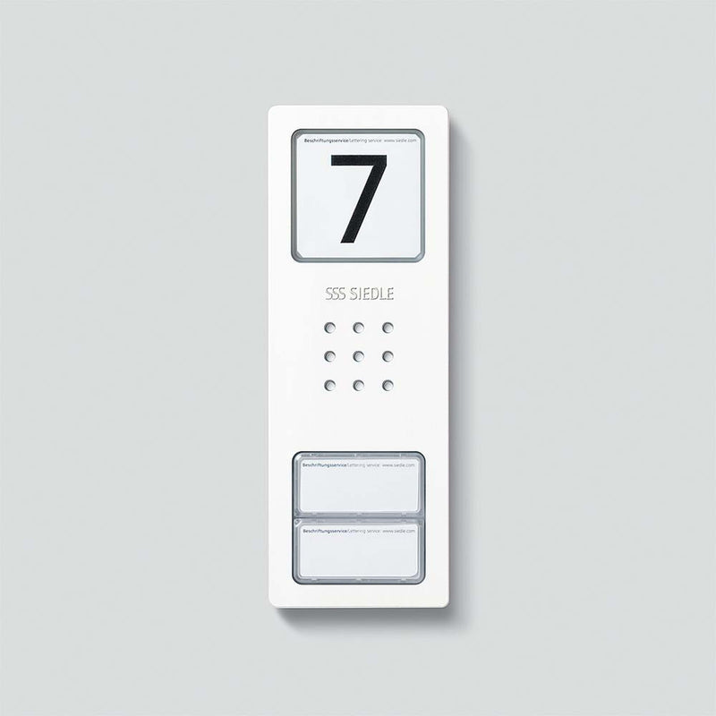 Siedle&Söhne - Zubehör/Ersatzteile für Türkommunikation Gehäuse-Oberteil CA 812-2/CA 850-2 W Signalweiß
