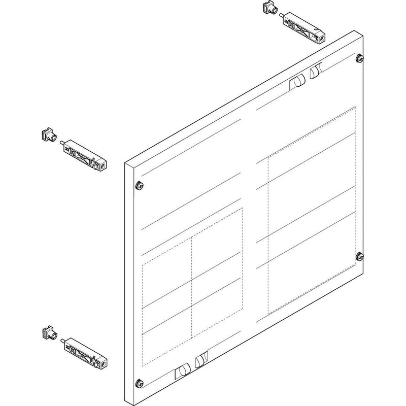 ABN - Verteilerfeld für Installationsverteiler ESPRO-Modul MT23519 tief BxH:500x450mm