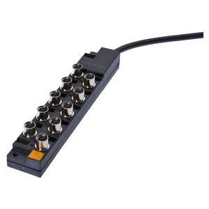 Ipf Electronic - Passiver Sensor-/Aktor-Verteiler (mit Leitung) Verteiler, 26x168x30mm, VK001028 10-30V DC 10x M8