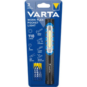 Varta Cons.Varta - Taschenleuchte Work Flex Pocket Light 17647 3AAA mit Batterien