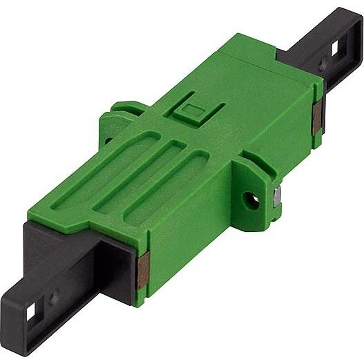 Rutenbeck - LWL-Kupplung LSH-Keystone Modul KMK-LSH OS2APC gn rw SM, OS2 APC, gn, rws  − 1 Stück
