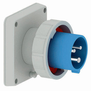 Bals Elektrotech - CEE-Gerätestecker (IEC 60309) Flansch-Gerätestecker 16A 2899 3p 230V 6h IP67