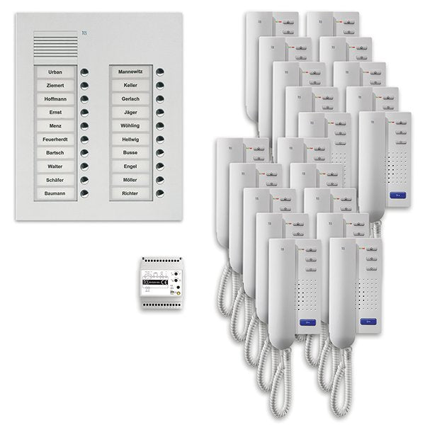 TCS Tür Control - Türsprech-Set Audio Außenstation Pack 20 PPU20/2-EN/02 PUK 2reihig20Tast.UP