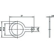 Telegärtner - Zubehör/Ersatzteile für Fernmeldetechnik Masselötfahne 1/2" 100020367 f.BNC