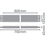Ledvance - Mechanisches Zubehör/Ersatzteile für Leuchten Verbinder LN INV#4099854214882