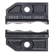 Knipex - Einsatz für Presswerkzeug Kabelschuhe/Verbinder, Aderendhülsen, Schirmanschluss Crimpeinsatz 97 49 07 für Verbinder