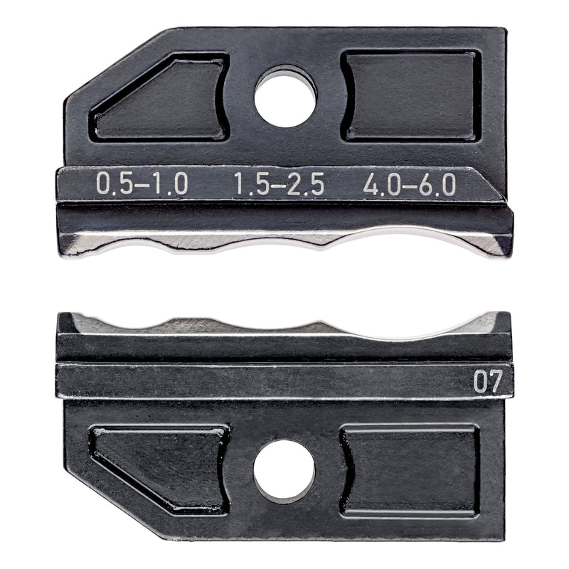 Knipex - Einsatz für Presswerkzeug Kabelschuhe/Verbinder, Aderendhülsen, Schirmanschluss Crimpeinsatz 97 49 07 für Verbinder
