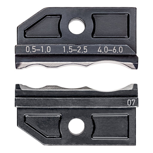 Knipex - Einsatz für Presswerkzeug Kabelschuhe/Verbinder, Aderendhülsen, Schirmanschluss Crimpeinsatz 97 49 07 für Verbinder