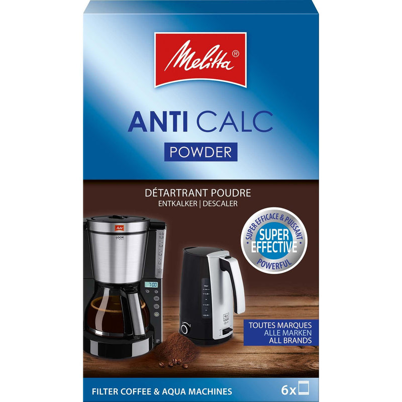 Melitta SDA - Zubehör/Ersatzteile für Kleingeräte Entkalker Pulver AntiCalcCafeMachines 6x20g − 10 Packung