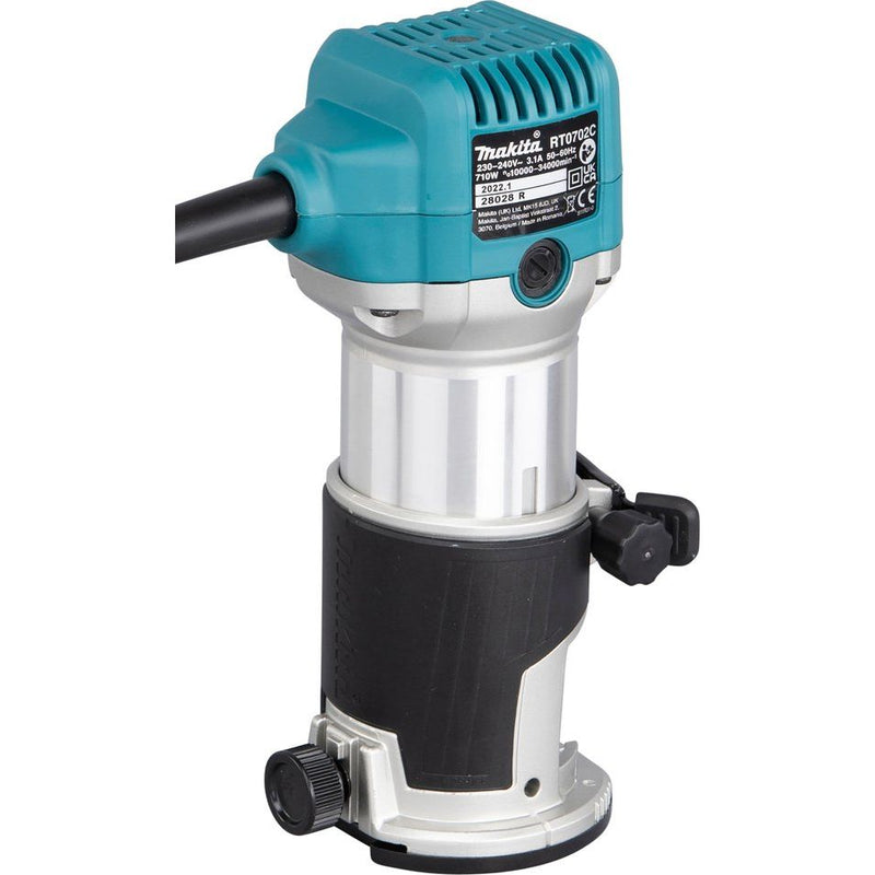 Makita - Oberfräse (elektrisch) Multifunktionsfräse RT0702CX2J 710 W