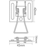 Nobile - Mechanisches Zubehör/Ersatzteile für Leuchten Einbaufeder 2er-Set 1560980001