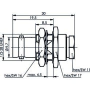 Telegärtner - Koax-Steckverbinder BNC Kabeleinbaubuchse 100023554 UG-910B/U MIL/75 Ohm