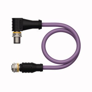 Turck - Rundsteckverbinder, feldkonfektionierbar (Industriesteckverbinder) PROFIBUS-Leitung WSSW-RKSW451-4M PUR