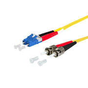 Metz Connect - Patchkabel LWL Duplexkabel LC/ST 151P1JOAO30E E9 OS2 3m − 1 Stück