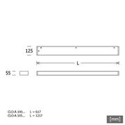 LTS Licht&Leuchten - Decken-/Wandleuchte LED-Deckenleuchte CLOA105.1217.830DAws 830, DALI, ws