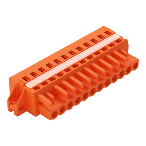 WAGO - Kabelsteckverbinder für Leiterplattensteckverbinder 1-Leiter-Federleiste 231-312/027-000 CAGECLAMP,2,5mm²,or − 25 Stück