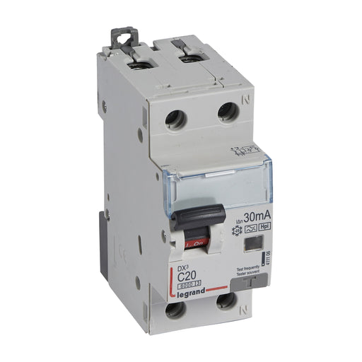 Legrand - Kombination FI-Schalter/Leitungsschutzschalter FI/LS-Schalter Legrand 411106 C-Charakt., 20A, 6kA