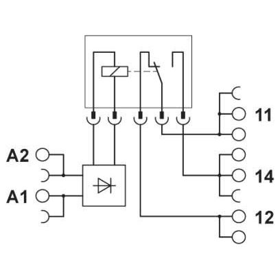 Phoenix Contact - Schaltrelais Relaismodul PLC-RPT-230UC/21HC − 10 Stück