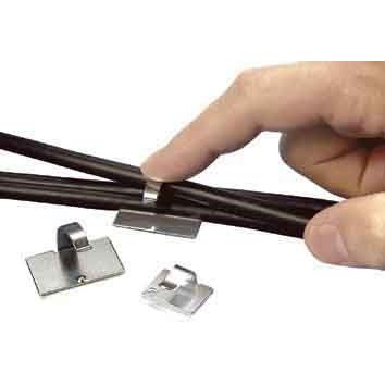 Panduit - Befestigungsschelle für Kabel/Rohre Metallclip MACC25-A-C − 1000 Stück