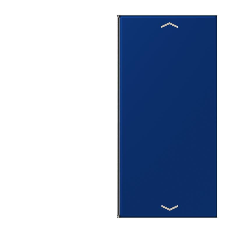 Jung - Abdeckung/Bedienelement für Installationsschalterprogramme Taste 2fach m. Pfeilsymb. LC 402 TSAP 261 bleu outremer fonce