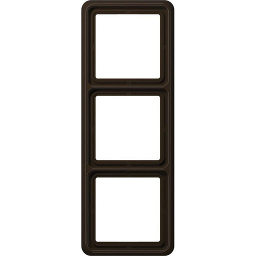 Jung - Abdeckrahmen Rahmen 3-fach br CD 583 BR waage/senkrecht