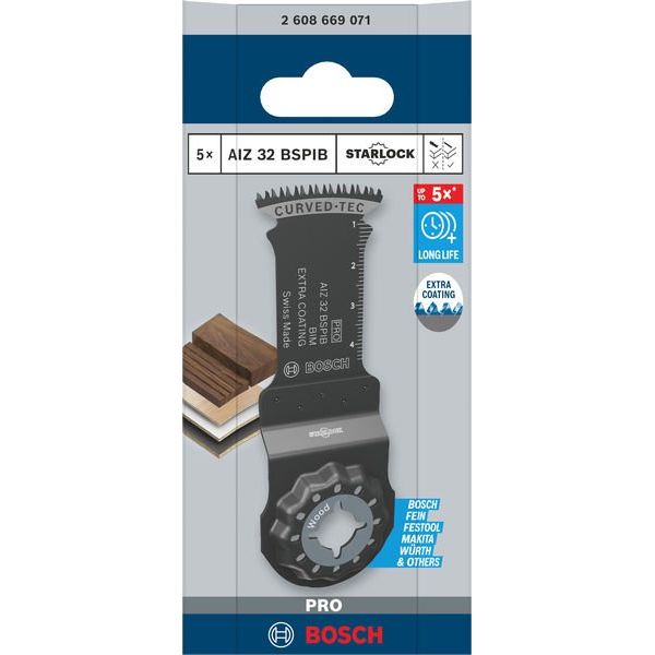 Bosch - Blatt für Oszillierer PRO AIZ 32 BSPIB Blatt für 2608669071VE(5) Multifunktionswerkze