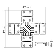 Nobile - Zubehör/Ersatzteile für Lichtschlauch/-band Kreuzverbinder 5er Set 5011510985
