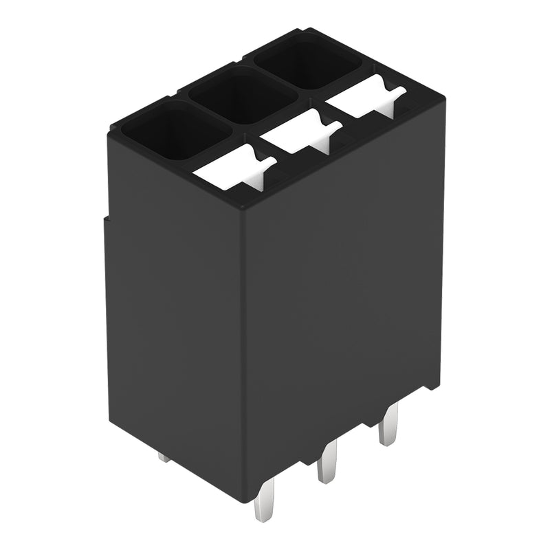 WAGO - Leiterplattenklemme THR-Leiterplattenklemme 20861103300000997605 Drücker,1,5mm²,sw − 1645 Stück