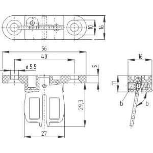 Schmersal - Betätiger für Positionsschalter mit getrenntem Betätiger Nachrüstsatz NACH.AZ15/16-B3-1747 − 1 Stück by Schmersal
