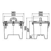 Bals Elektrotech - CEE-Steckdosen-Kombination (IEC 60309) Vollgummi-Verteiler 522167 tragbar