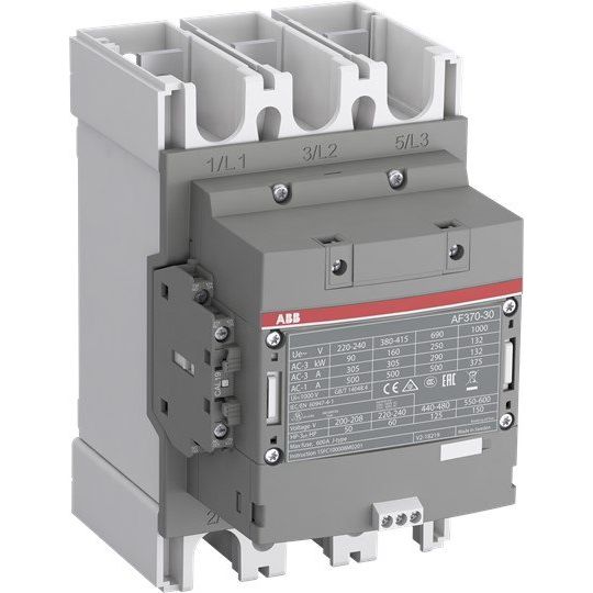 ABB Stotz S&J - Leistungsschütz zum Schalten von Wechselstrom Schütz AF370-30-22-33 100-250V 50/60Hz/DC