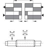 Schmersal - Reihenpositionsschalter Spindelschalter MSP 452-11/11Y