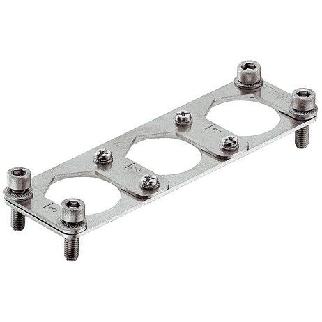 Harting - Befestigungselement für Industriesteckverbinder Halterahmen Buchseneinsatz 09110009958 3x Han HC Modular350