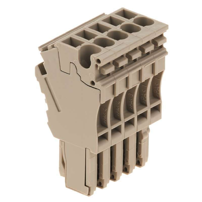 Weidmüller - Zubehör/Ersatzteile für Klemmen Stecker ZP 2.5/1AN/QV/5 Steckanschl.,2.5mm² − 25 Stück