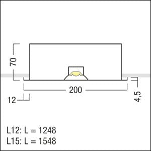 Zumtobel Group - Decken-/Wandleuchte LED-Deckeneinbauleuchte MIRL LED #42186252 3000K