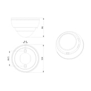 BEG Brück Electronic - Bewegungsmelder/Präsenzmelder komplett Präsenzmelder PD4-M-2C-DS-AP weiß