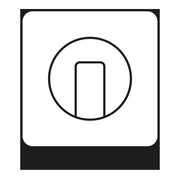 Jung - Abdeckung/Bedienelement für Installationsschalterprogramme Abdeckung CD 1541 SW für Drehschalter