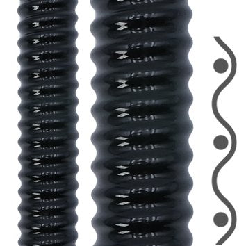 Flexa - Kunststoff-Schutzschlauch 12040702013 schwz AD17, 13x17mm − 50 Meter